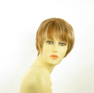 parrucca corta biondo rame mechato biondo chiaro LOUISE F27613 - Picture 1 of 8