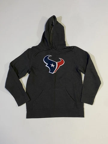 Mens Houston Texans Gray Sweater Football Hoodie Sweatshirt sz Medium Cover