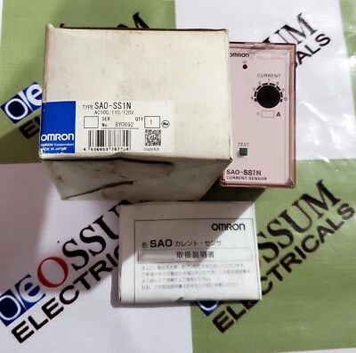 OMRON SAO-SS1N CURREN SENSOR VOLTAGE 110VAC FREE FAST SHIPPING - Image 1 of 3