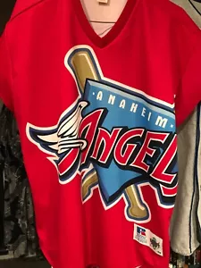 Anaheim Angels TATC Russell Athletic Jersey Size 48 - Picture 1 of 5