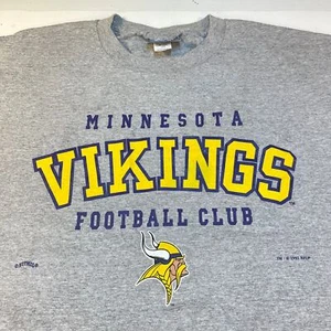 CAMISETA VINTAGE 1993 MINNESOTA VIKINGS CLUB DE FÚTBOL NFL LEE SPORT NUTMEG XL - Imagen 1 de 7