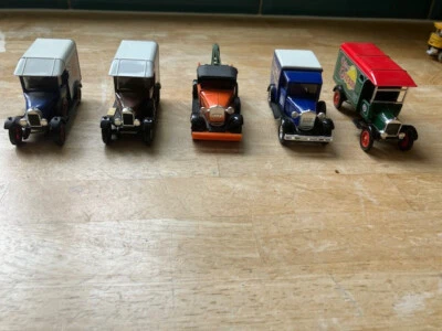 MATCHBOX MODELS OF YESTERYEAR 5 x ADVERTISING. Y19(2),Y21(2) &Y22. MADE IN MACAU - Image 1 of 4