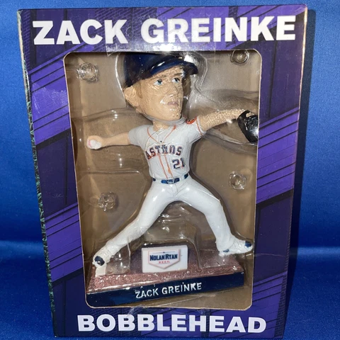 Zach Greinke Houston Astros Bobblehead MLB 2021 For The H SGA New!! Cover