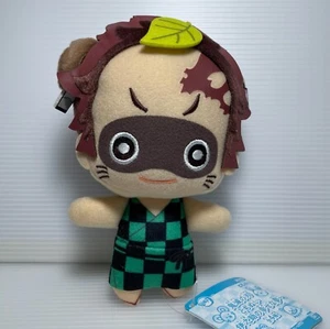 Muñeca de peluche Tomonui mapache Tanjiro Kamado Mazador de demonios Kimetsu Japón - Imagen 1 de 2