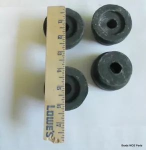 NOS MoPar 1956-1986 Dodge Trucks CAB TO FRAME RUBBER INSULATORS SET/4 pn 1563193 - Picture 1 of 3