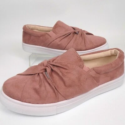 ¡NUEVO! Qupid Moira-03 Moda Tenis Sin Cordones Para Mujer Zapatos Talla 7.0 M, Malva Foto 1 de 4