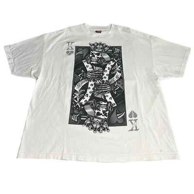 Camiseta De Colección Y2K OG Abel Para Hombres 3XL Rey Reina de Corazones Poker Hecha en EE. UU. Foto 1 de 4