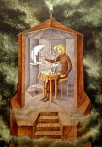 Star Maker Remedios Varo Stampa Arte da parete tela - Foto 1 di 1