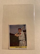 Eddie Stanky RC Boston Braves 1949 Eureka Baseball Stamp #26