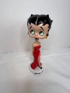 Vintage Betty Boop 7,5" Wackelkopf 1999 Figur rotes Kleid - Bild 1 von 5