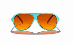 BLUBLOCKER - 2837K - ORIGINAL AVIATOR - BAHAMA BLUE - NEW Authentic SUNGLASSES - Picture 1 of 3