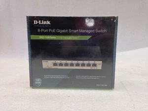 D-Link DGS-1100 8 Port PoE Gigabit Smart Managed Switch - DGS-1100-08P - Picture 1 of 4