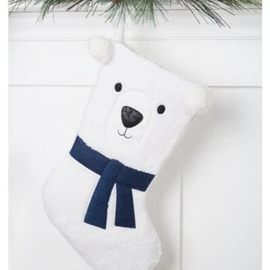 Holiday Lane Bear Stocking - Picture 1 of 2