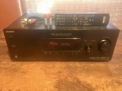 Sony STR-DG520 Digital 5.1 HiFi Stereo Receiver W/ Remote Bundle See Video Demo - Image 1 of 4