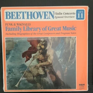 BEETHOVEN-VIOLIN CONCERTO-FAMILY LIBRARY ALBUM 11-ORIGINAL 1970 RCA VINYL-SEALED - Picture 1 of 2