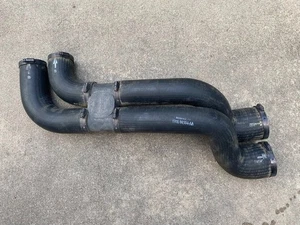 1987 - 1996 Ford F250 F350 7.5l 460 Dual Double Air Intake Hose Pipe Duct OEM - Picture 1 of 12