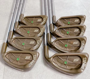 Ping ISI Beryllium Copper Green Dot Iron Sets  #4-9,W,S (8Clubs)/ Shaft - Picture 1 of 9