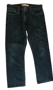 Levi’s 514 Blue Men’s Slim Fit Straight 100% Cotton Denim Jeans 34W X 32I - Picture 1 of 9