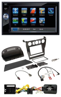 Blaupunkt Lenkrad USB Bluetooth TMC 2DIN Navigation für BMW 5er E60 2004-2007 - Bild 1 von 4