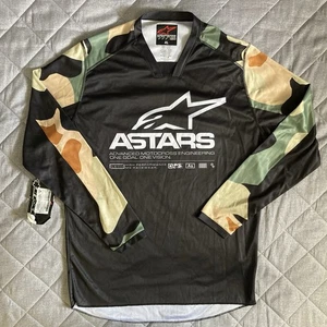 Alpinestars Racer Tactical Motocross Jersey Men’s XL Black Desert Camo MX NWT - Picture 1 of 14