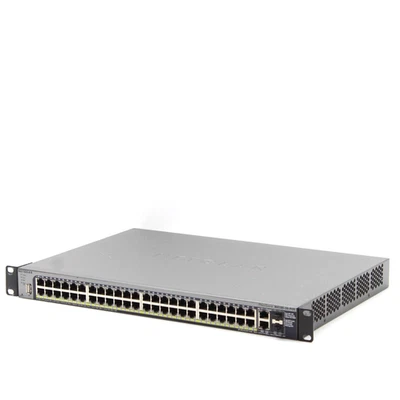 NetGear ProSafe M4100 50 POE V1H1 Managed Switch Layer 2+ 1Gbps 380W FSM7250P - Image 1 of 4