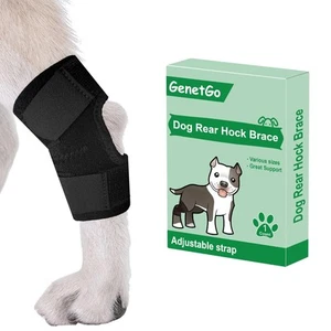 Dog Canine Rear Leg Hock Joint Brace Compression Wrap Brace Dog Leg Sleeve Pr... - Picture 1 of 6