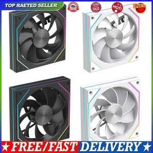 12cm Case Cooler Fan 1800RPM Speed PWM Silent Computer Fan for PC Computer Case - Afbeelding 1 van 16