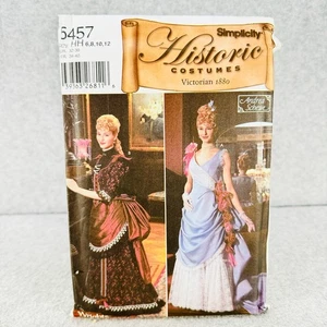 Simplicity 5457 Victorian Costume Bustle Petticoat Kleid Misses 6 12 Muster - Bild 1 von 4