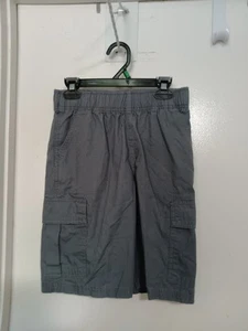 CHILDRENS PLACE BOYS GREY CARGO SHORTS ELASTIC WAIST ADJUSTABLE SIZE 10 - Picture 1 of 3