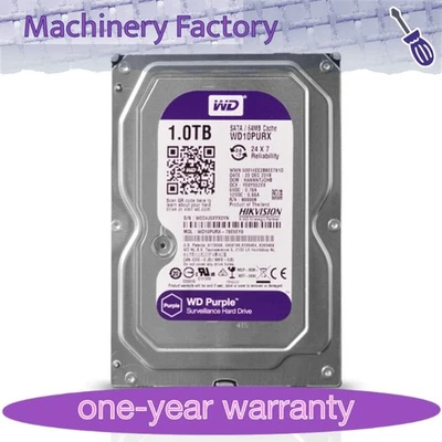 Western Digital WD10PURX 1TB SATA 3.5" 5400RPM Internal HDD Hard Disk Drive - Image 1 of 4