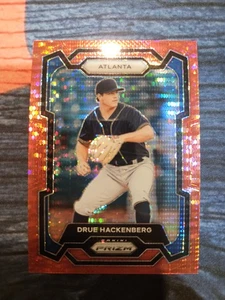 2024 Panini Prizm - Drue Hackenberg #234 Red Pulsar Prizm /399 (RC) - Picture 1 of 2