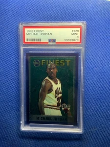 1995 Topps Finest #229 Michael Jordan Chicago Bulls HOF PSA 9 MINT - Picture 1 of 2