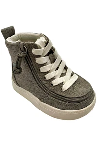 BILLY Toddler's Boy Footwear Classic Lace High Gray - Picture 1 of 3