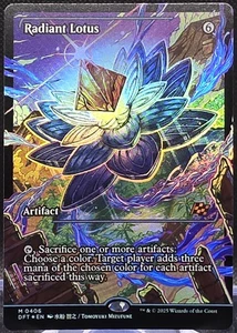 Radiant Lotus #406 Aetherdrift Borderless Foil Mythic - Picture 1 of 2