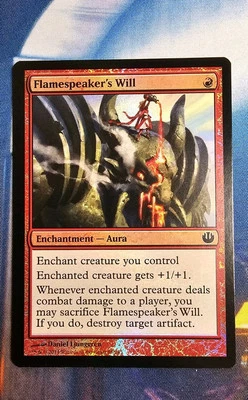 Flamespeaker's Will Journey Into Nyx Foil Common  - Image 1 of 4