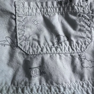 Pantalones Cortos 9 Meses Carters Bebé Niño Vehículos 100% Algodón Verde Baberos Aviones Foto 1 de 4