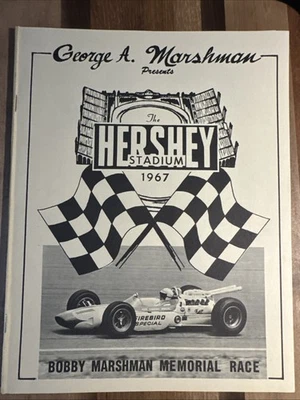 Programa de carreras automáticas 1967, Hershey Stadium Pennsylvania, Bobby Marshman Memorial Foto 1 de 4