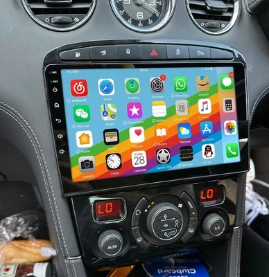 Für Peugeot 308 408 RCZ 2007-2015 Wireless Android Auto CarPlay Autoradio GPS BT - Bild 1 von 4