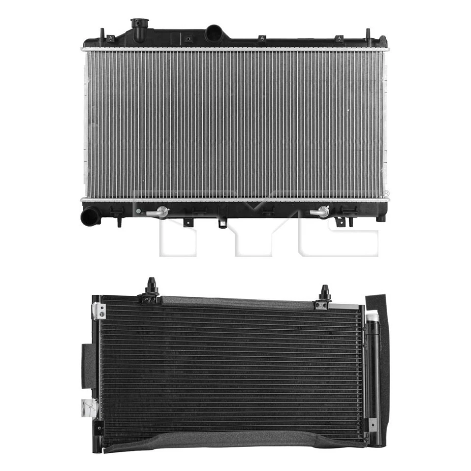 For Subaru Forester 2009-2013 TYC BNDL-474812 Radiator & Condenser Kit Foto 1 de 1