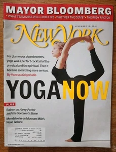 New York Magazine November 19 2001 Yoga Now - Picture 1 of 7