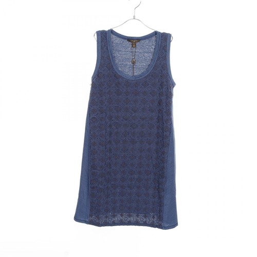 LOUIS VUITTON（LV） Abito Louis Vuitton Monogram Pizzo RW121W F1TS21JFQ Lino Navy Usato Do