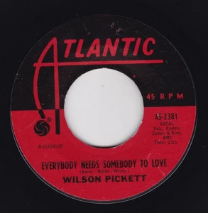 Soul / Funk-Wilson Pickett-Everybody Needs Somebody To Love / Nothing You Can Do - Picture 1 of 3