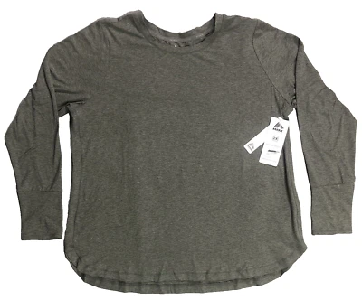 Camisa RBX Live Life Active Para Hombre Cuello Redondo Manga Larga Agujeros para Pulgar Gris XXL NUEVA CON ETIQUETAS Foto 1 de 4