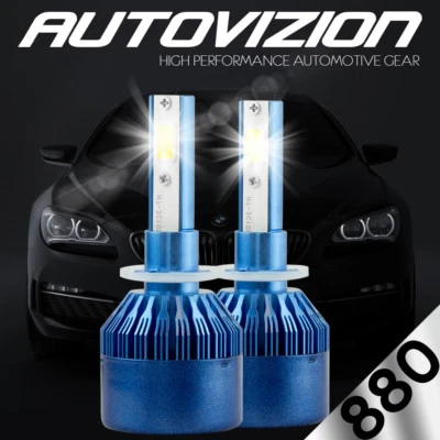 AUTOVIZION LED HID Foglight Conversion kit 899 6000K for 1997-2004 Dodge Dakota Foto 1 de 4
