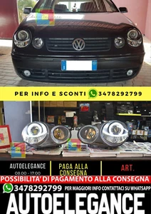 💥Paar Angel Eyes Frontscheinwerfer passend für Polo 9N💥 - Bild 1 von 10