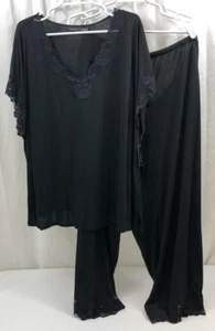 Women's Natori Lace Trim Knit Pajamas 3X NWT - Picture 1 of 3