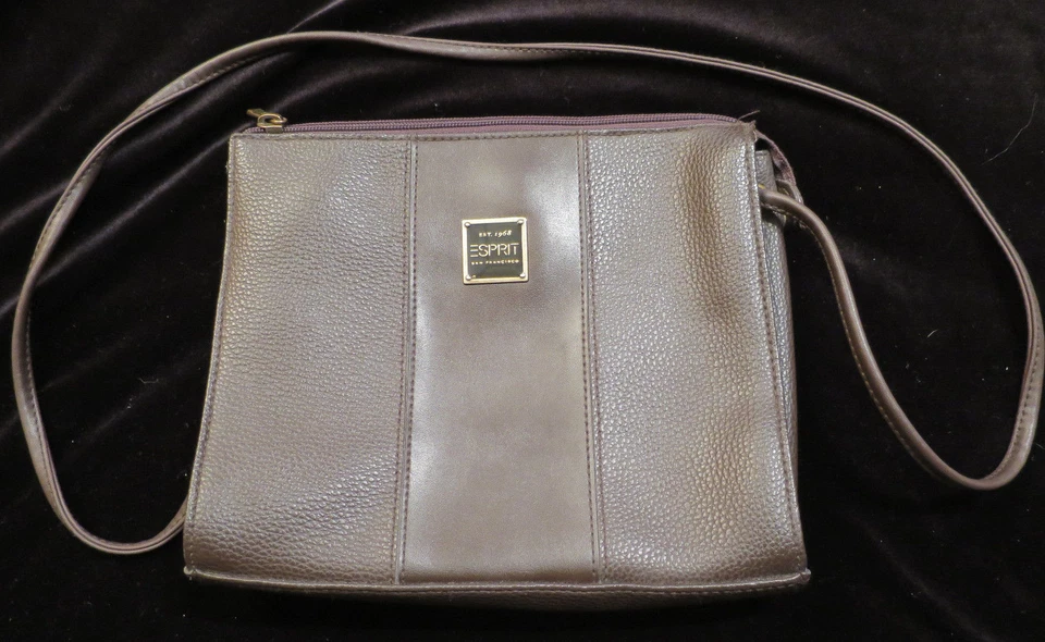 Bolso Bandolera Mujer Vintage Esprit Marrón Imitación Cuero Foto 1 de 4