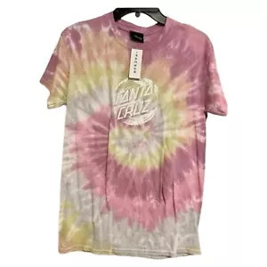 SANTA CRUZ (NWT) Women’s Muti Colored PacSun Stylish Tye Dye T-Shirt (SMALL) - Picture 1 of 2