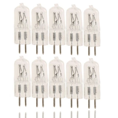 10x Halogen Bulb G5.3 230V 75W Lamp Dimmable GU5.3 Pen Base Lamp Warm White - Image 1 of 4