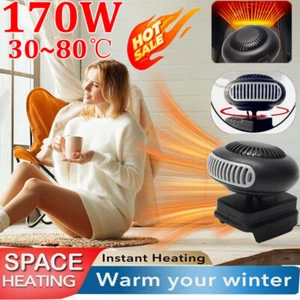 Small Space Heater 170W 2 Gears 18V Battery Operated Electric Fan Heater,-20%OFF - Picture 1 of 17